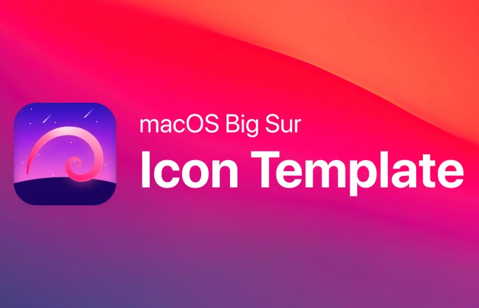 macOS Big Sur Icon Template  - Free Figma Template