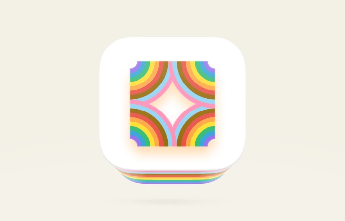 MacOS Icon, Pride  - Free Figma Template