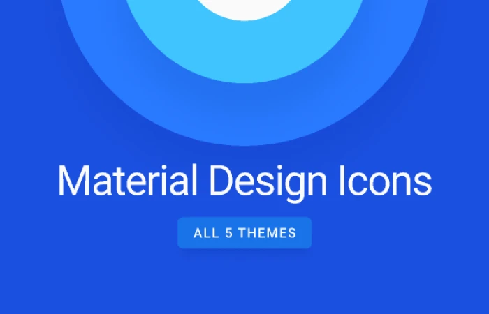 Material Design Icons  - Free Figma Template