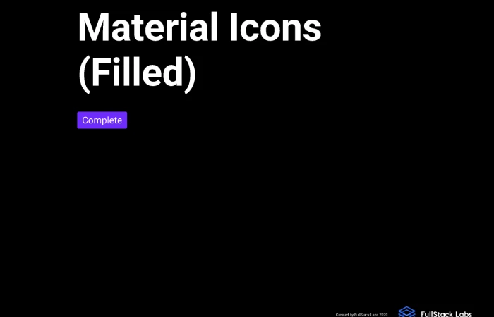 Material Icons (Filled)  - Free Figma Template
