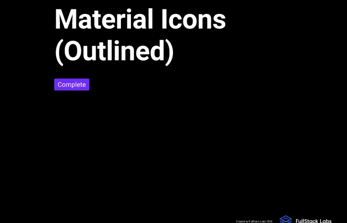 Material Icons (Outlined)  - Free Figma Template