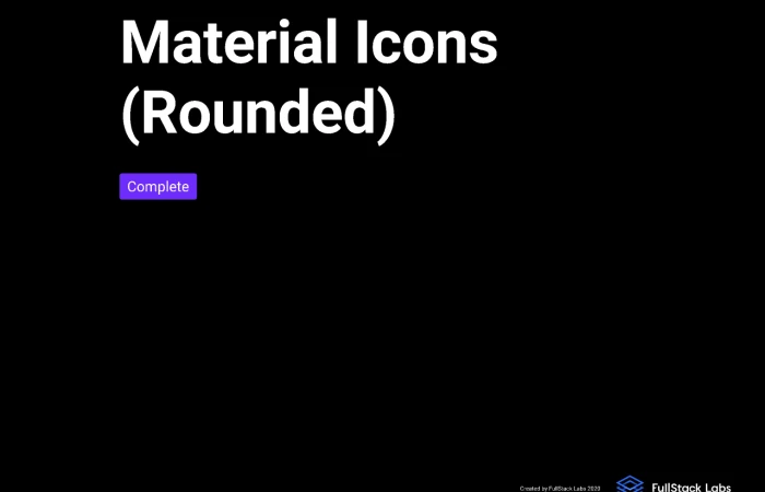 Material Icons (Rounded)  - Free Figma Template