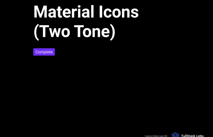 Material Icons (Two Tone)  - Free Figma Template