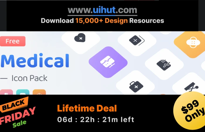 Medical Icon Pack  - Free Figma Template