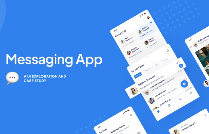 Messaging App UI  - Free Figma Template