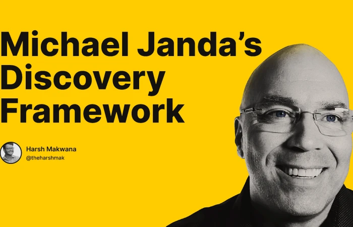 Michael Jandas Discovery Framework  - Free Figma Template