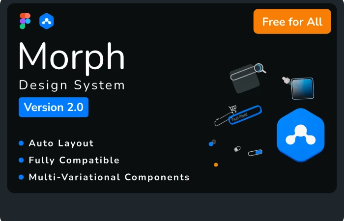 Morph Design System  - Free Figma Template