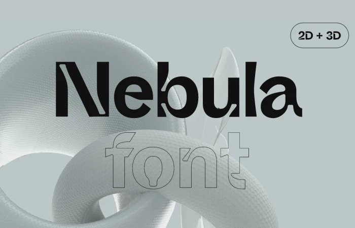 Nebula font by Airnauts  - Free Figma Template