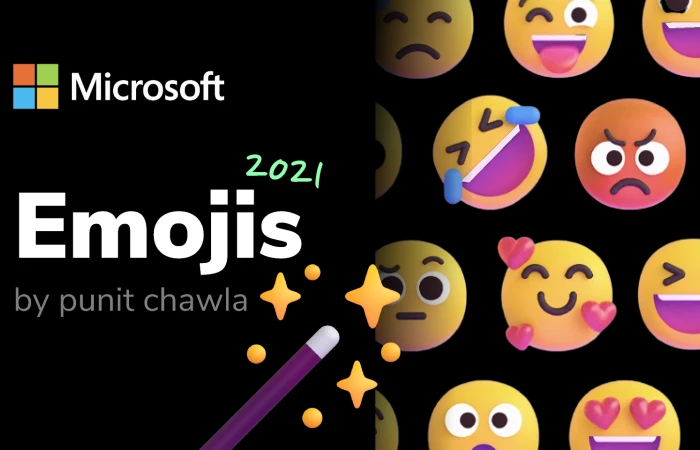 New Microsoft Emojis 2021  - Free Figma Template