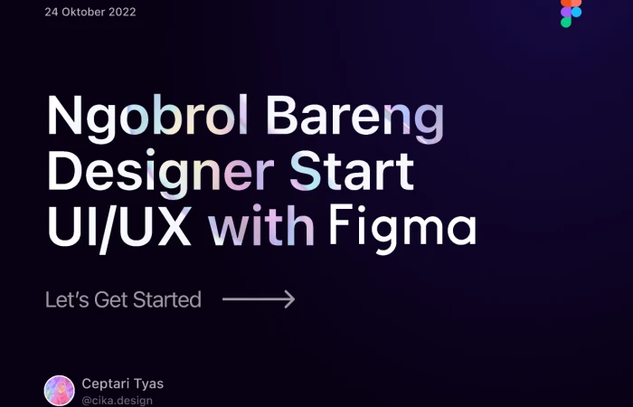 Ngobrol Bareng Designer - Ceptari Tyas  - Free Figma Template