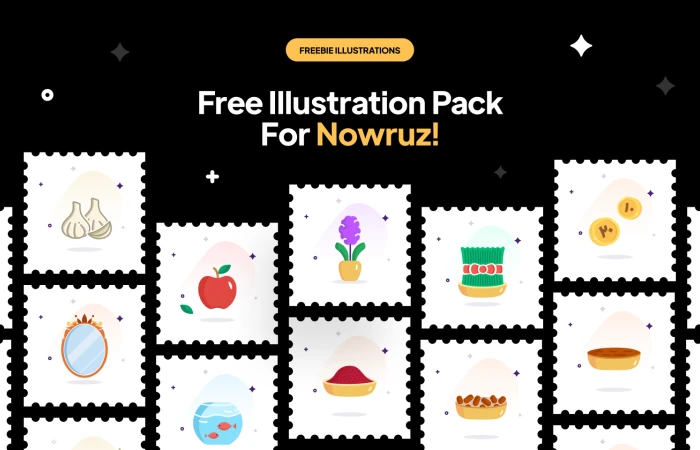 Nowruz Illusrations  - Free Figma Template