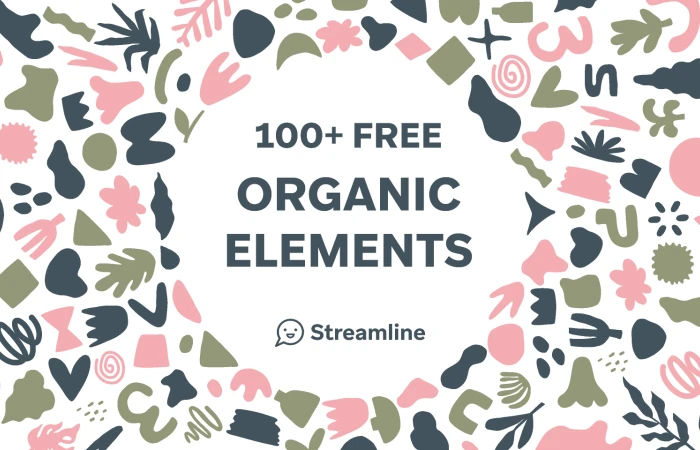 Organic Elements Free Set  - Free Figma Template