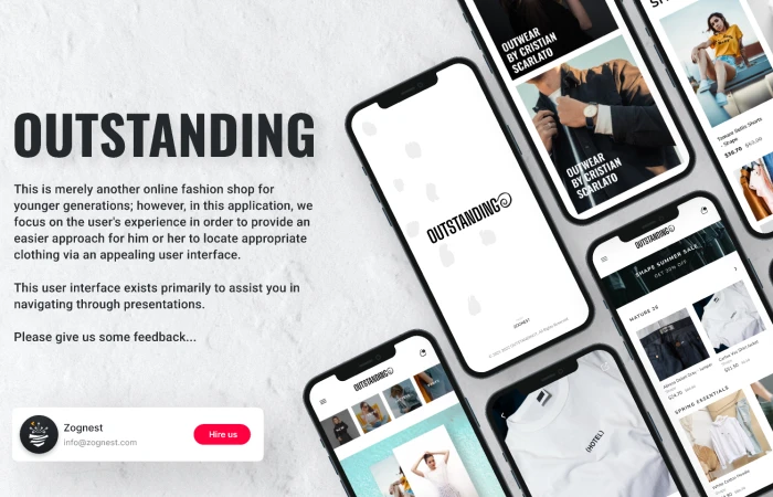 Outstanding  - Free Figma Template