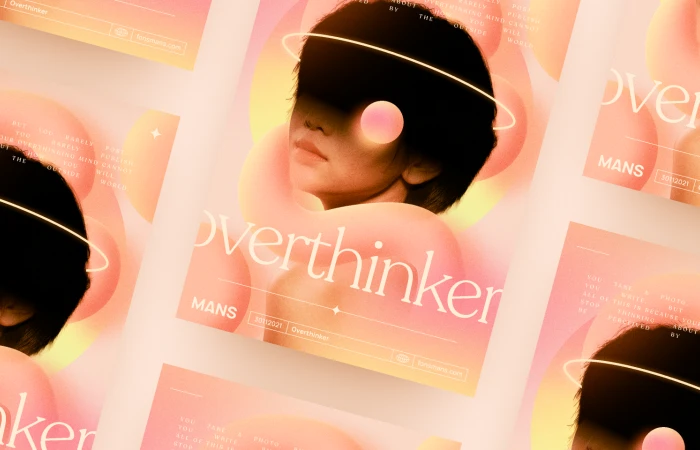 Overthinker  Visual Experiment  - Free Figma Template