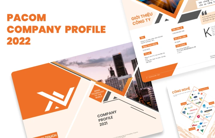 Pacom  - company  profile 2022  - Free Figma Template