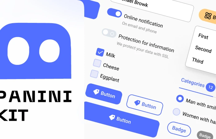 Panini UI KIT  - Free Figma Template