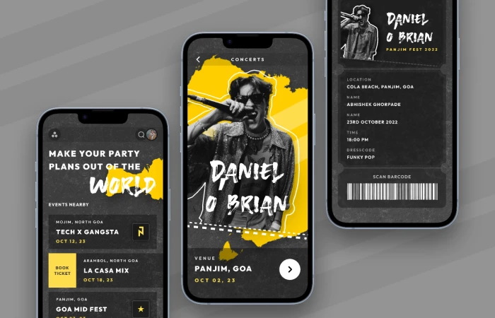 Party Hunt App  - Free Figma Template