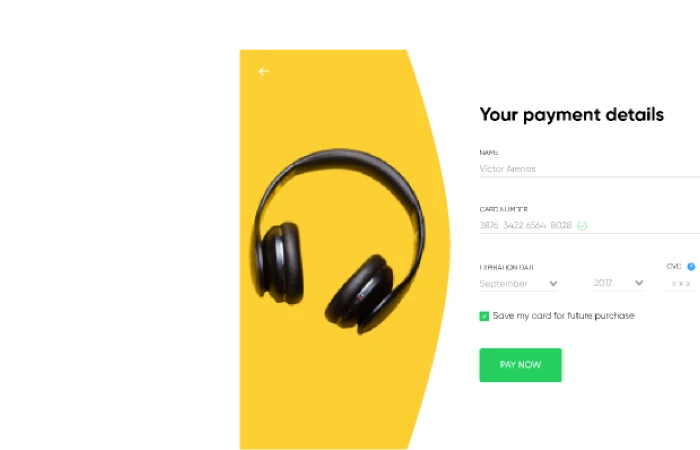 Payment Checkout  - Free Figma Template