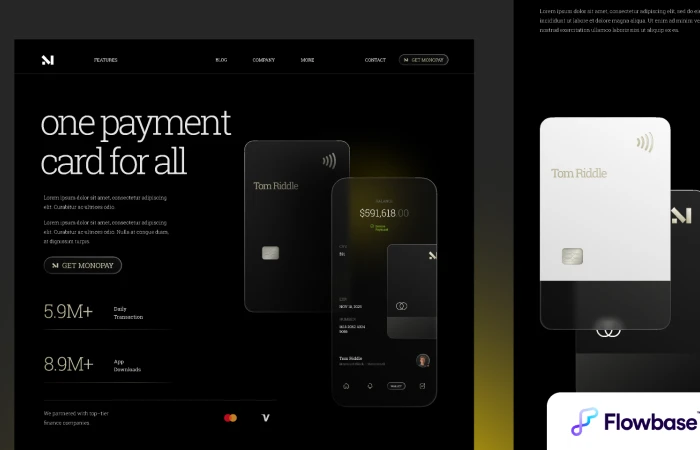 Payment Template  by Flowbase.co  - Free Figma Template