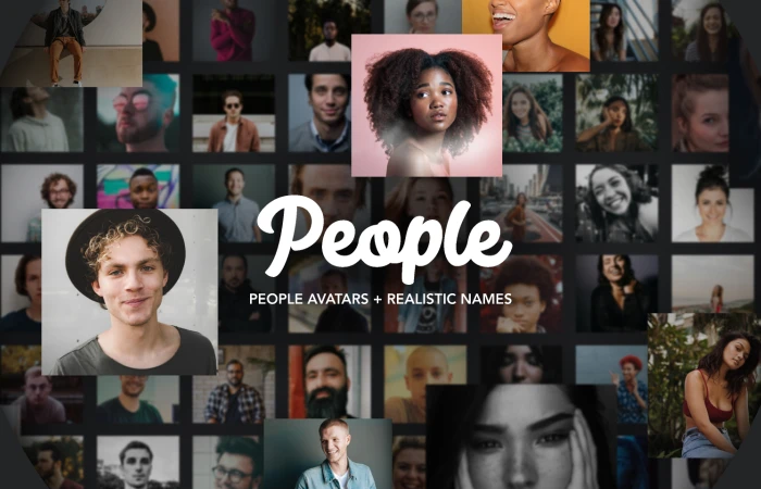 People - Avatars + Realistic Names  - Free Figma Template