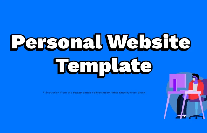 Personal Website Template  - Free Figma Template