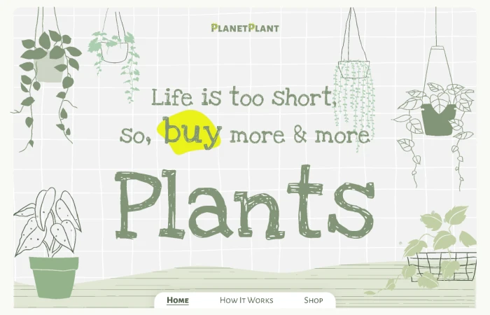 PlanetPlant  - Free Figma Template
