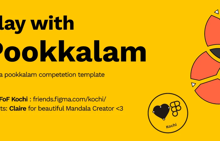 Play with Pookkalam  - Free Figma Template