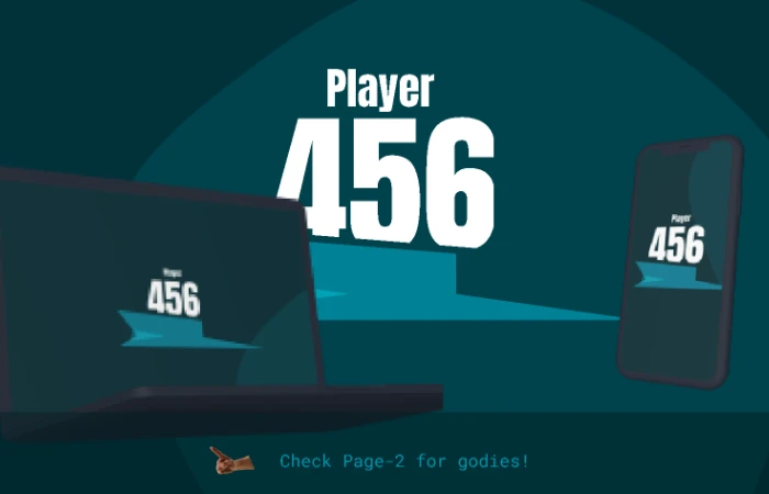 Player 456 wallpaper - Squid Game  - Free Figma Template