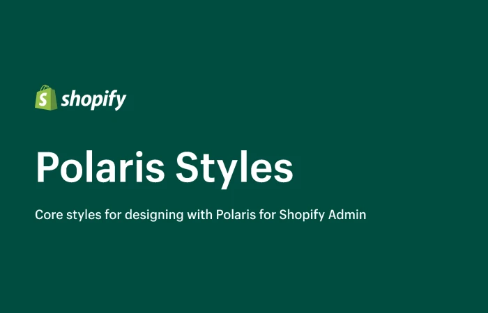 Polaris Styles  - Free Figma Template