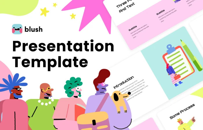 Presentation Template with Brazuca Illustrations!  - Free Figma Template