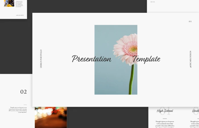 Presentation/Slide Template 03  - Free Figma Template