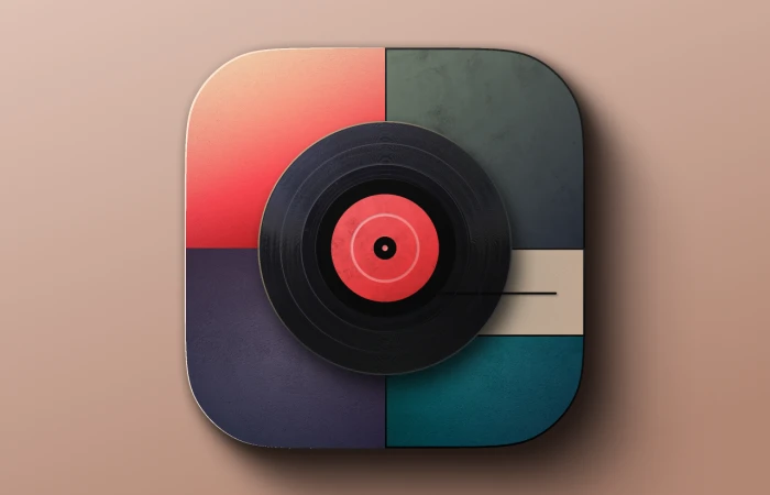 Record Player icon  - Free Figma Template