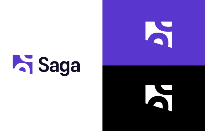 Saga Brand Identity  - Free Figma Template