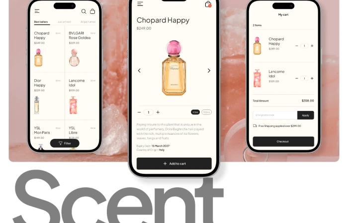Scent- Premium Perfume Marketplace  - Free Figma Template