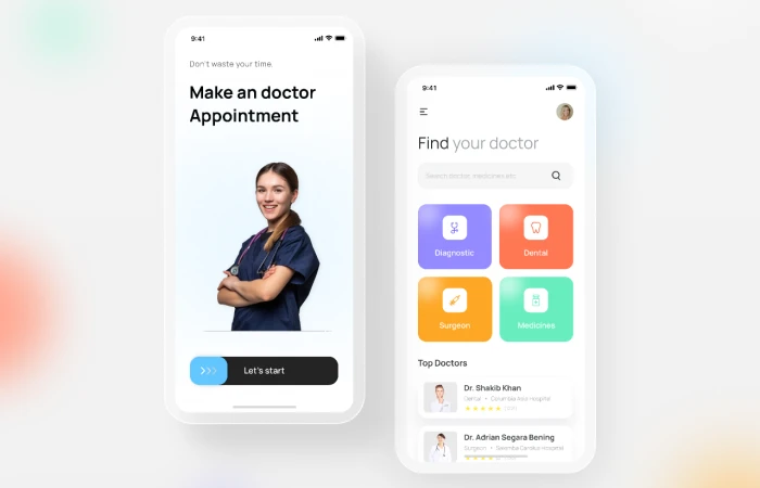Schedule Doctor's Appointment  - Free Figma Template