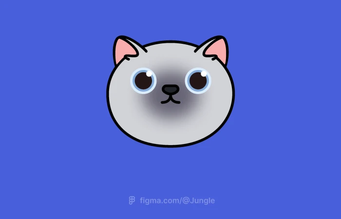 Smart Animate cat  - Free Figma Template