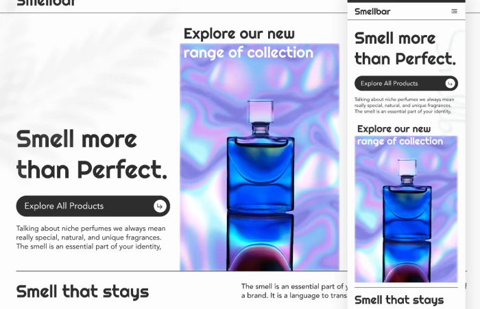 Smellbar  - Free Figma Template