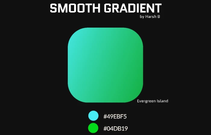 Smooth Gradient - Evergreen Island [02]  - Free Figma Template