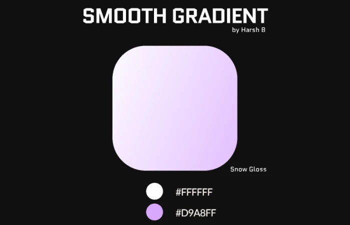 Smooth Gradient - Snow Gloss [03]  - Free Figma Template