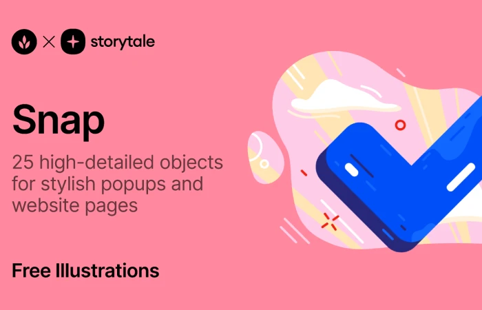 Snap Illustrations  - Free Figma Template