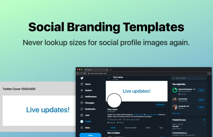 Social Branding Templates  - Free Figma Template
