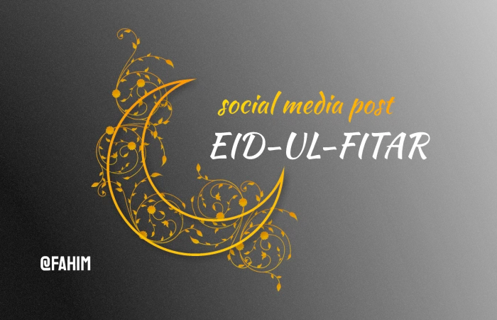 Social Media Template : Eid-Ul-Fitar  - Free Figma Template