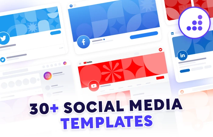 Social Media Templates | BRIX Templates  - Free Figma Template
