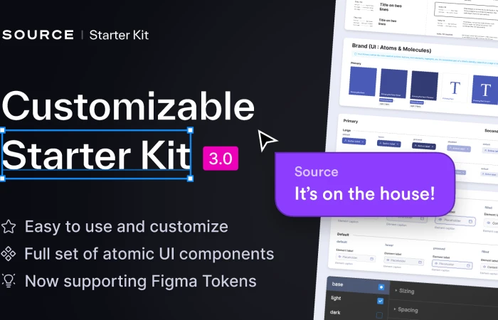 Source Starter Kit 3.0  - Free Figma Template