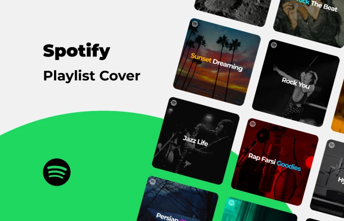 Spotify Playlist Cover  - Free Figma Template