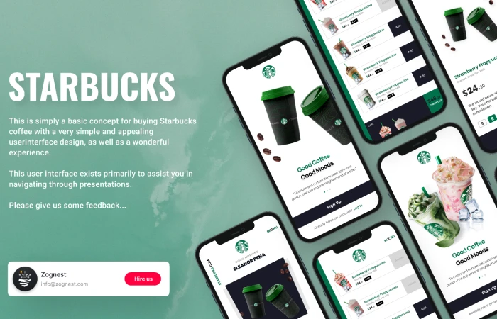 Starbucks  - Free Figma Template