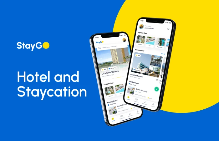 StayGo - Statycation & Hotel Preview  - Free Figma Template