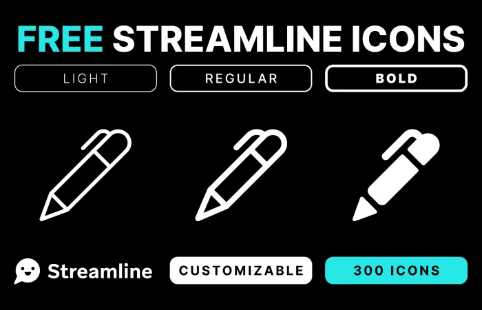 Streamline Icons Free Pack  - Free Figma Template