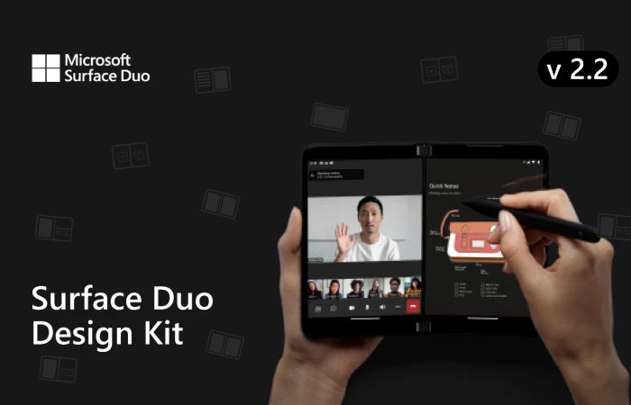 Surface Duo Design Kit  - Free Figma Template