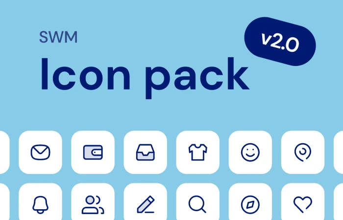 SWM Icon Pack  - Free Figma Template
